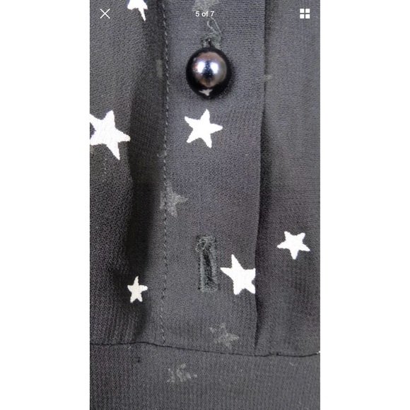 Reformation Charlie black stargazer stars dress - Picture 5 of 7